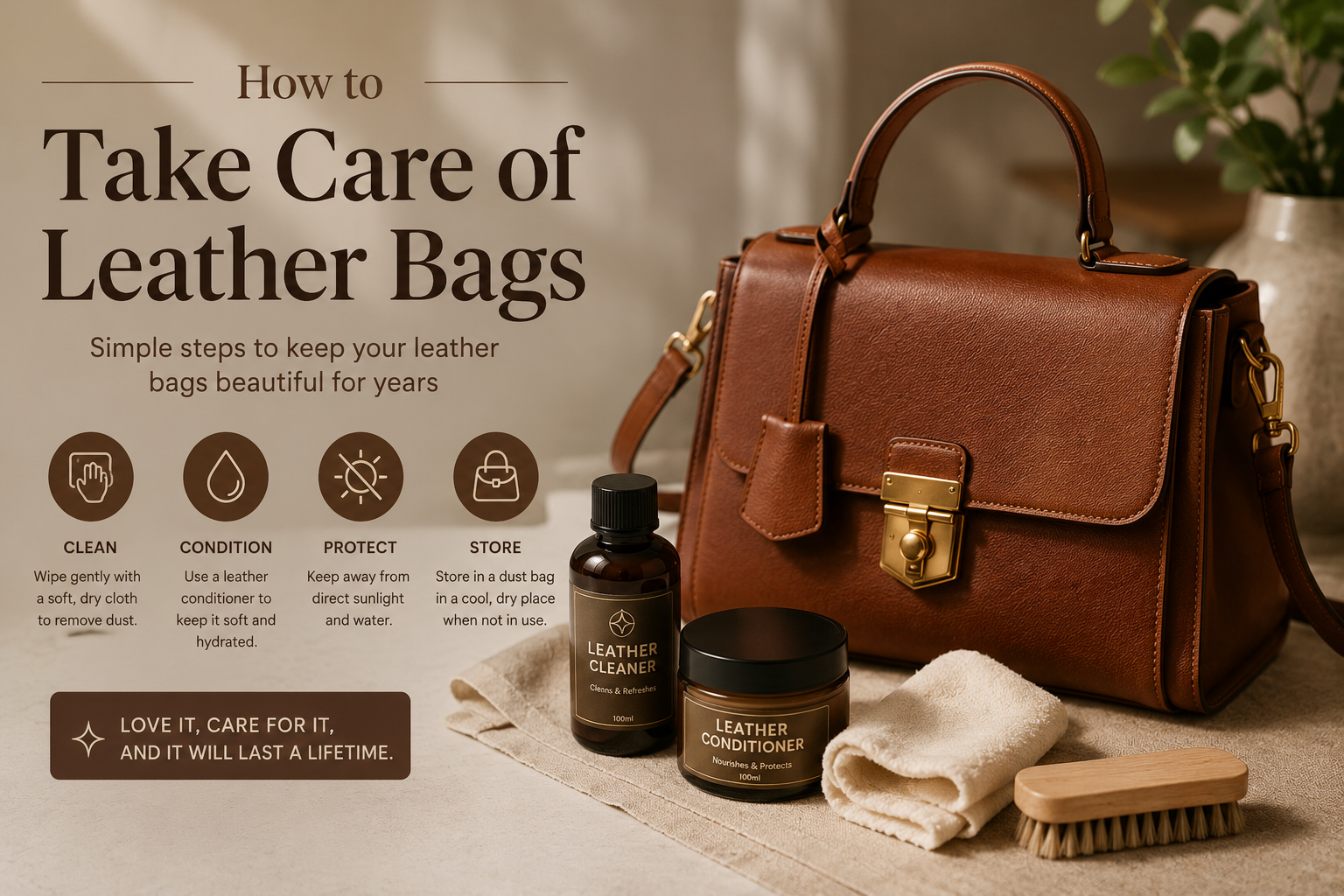 How to Take Care of Leather Bags