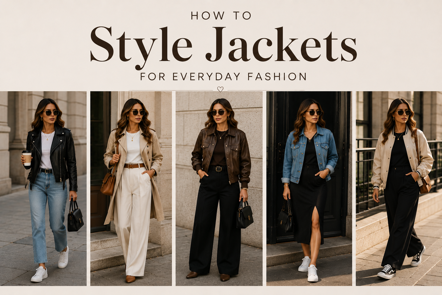How to Style Jackets for Everyday Fashion